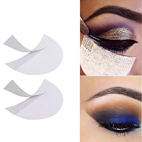 LKE 100pcs Eyeshadow Stencils makeup tape Professional Lint Free Under Eye Ey...