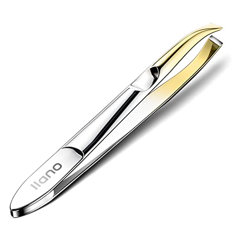 llano Tweezers, Professional Precision Eyebrow Tweezers for Women and Men, St...