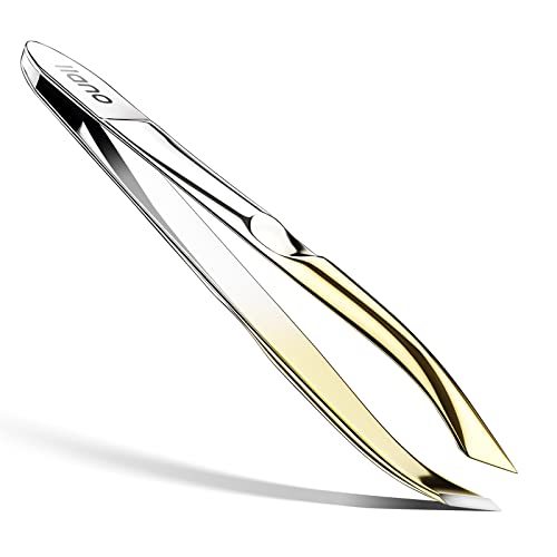 llano Tweezers, Professional Precision Eyebrow Tweezers for Women and Men, St...