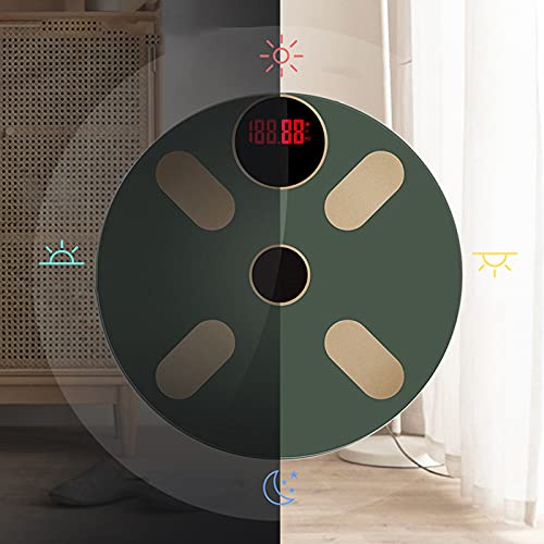 Lnrueg Digital Body Weight Scale Rechargeable Accurate Electronic Scale Bathr...