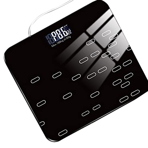 Lnrueg Digital Body Weight Scale Rechargeable Electronic Scale Bathroom Scale...