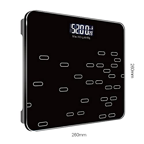 Lnrueg Digital Body Weight Scale Rechargeable Tempered Glass Accurate Automat...