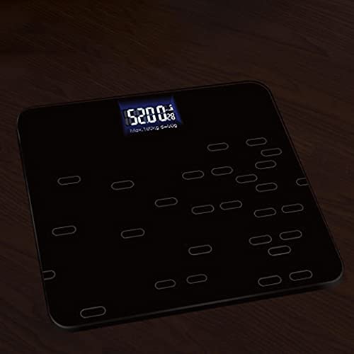 Lnrueg Digital Body Weight Scale Rechargeable Tempered Glass Accurate Automat...