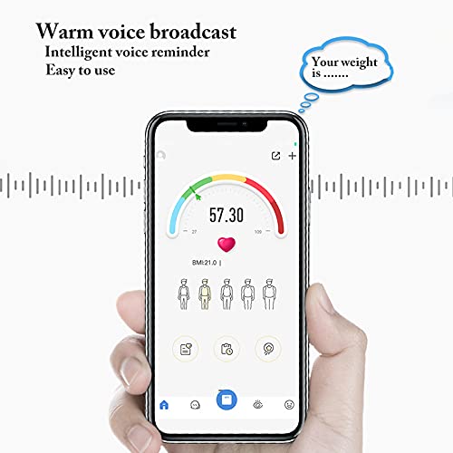 Lnrueg Weighing Simple Nonslip Digital Body Weight Scale Accurate High Precis...