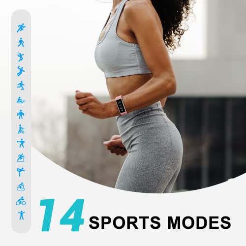 Lnvvt Fitness Tracker with Heart Rate, Waterproof Fitness Watch with Sleep & ...