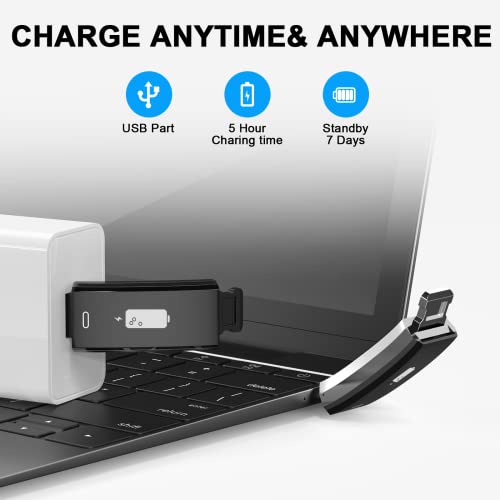 Lnvvt Fitness Tracker with Heart Rate, Waterproof Fitness Watch with Sleep & ...