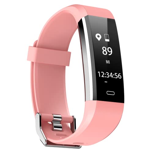 Lnvvt Fitness Tracker with Heart Rate, Waterproof Fitness Watch with Sleep & ...