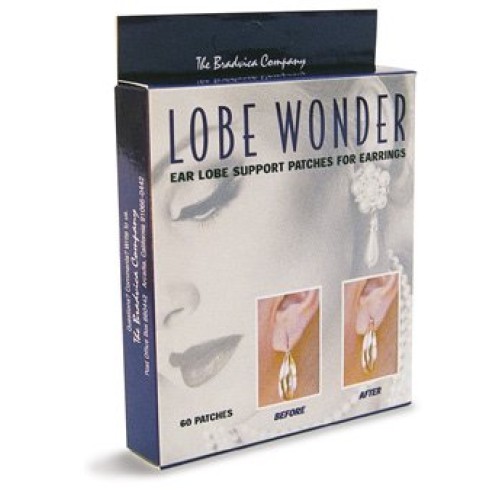 Lobe Wonder 420 Invisible Earring Ear-Lobe Support Patches - Provides Relief ...