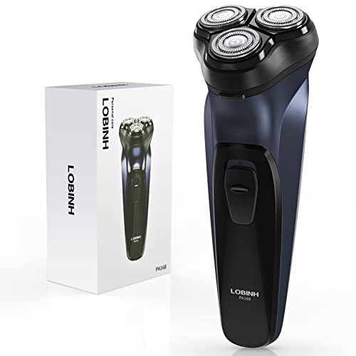 LOBINH Electric Razor for Men, Rechargeable Electric Rotary Shaver, Washable ...