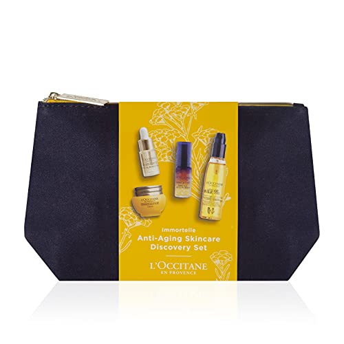 L'Occitane Immortelle Anti-Aging Skincare Discovery Set, 4 ct.