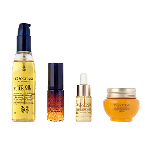 L'Occitane Immortelle Anti-Aging Skincare Discovery Set, 4 ct.
