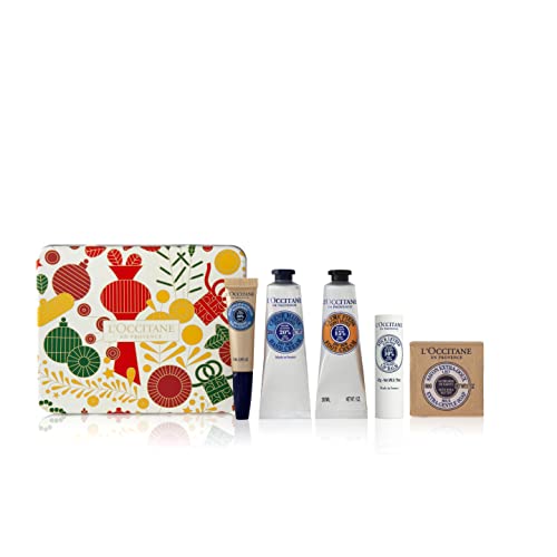 L'Occitane Moisturizing Shea Essentials Gift Set for Dry Skin, Multi, 5 Count