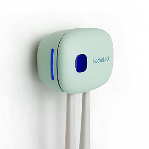 LocknLock UV Toothbrush Sanitizer/Cover for Home/Travel, USB Rechargeable Bat...