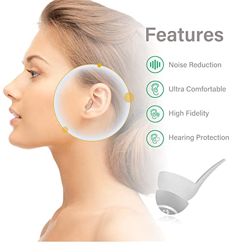 Hearing Aid Domes, LOFIR Power Domes with Noise Reduction, Ear Domes Double L...