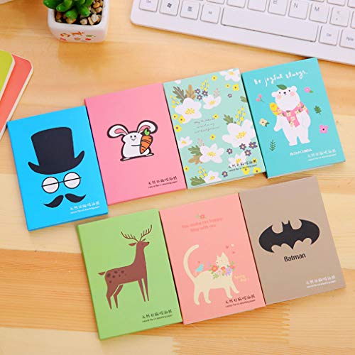 LOHONER Tissue Makeup Cleansing Oil Absorbing Papers Cute Cartoon Blotting Fa...