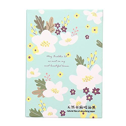 LOHONER Tissue Makeup Cleansing Oil Absorbing Papers Cute Cartoon Blotting Fa...