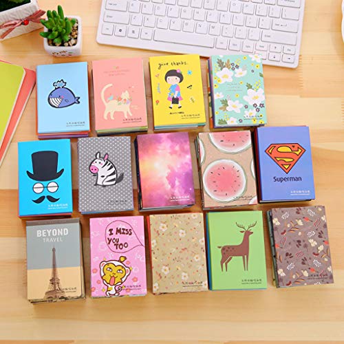 LOHONER Tissue Makeup Cleansing Oil Absorbing Papers Cute Cartoon Blotting Fa...