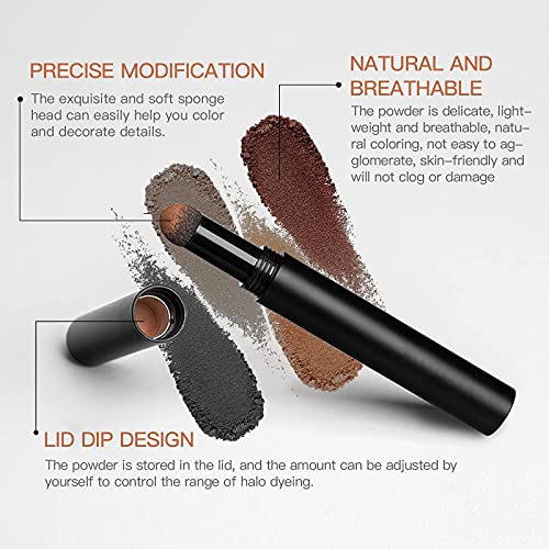 Eye-Brow Stamp Stencil Kit, Waterproof Brow Stamp Shaping Kit Eyebrow Definer...