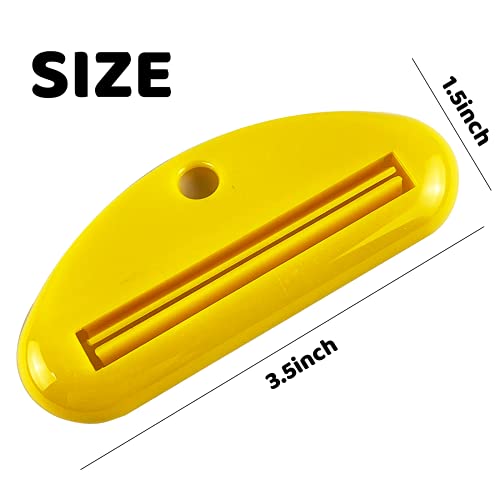 LOKiVE Toothpaste Tube Squeezer Dispenser, 9 Pcs Plastic Tube Squeezer Holder...
