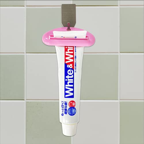 LOKiVE Toothpaste Tube Squeezer Dispenser, 9 Pcs Plastic Tube Squeezer Holder...