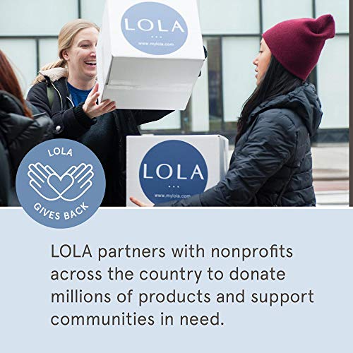 LOLA Organic Cotton Unscented Tampons, Super Absorbency - 40 Count - Natural ...