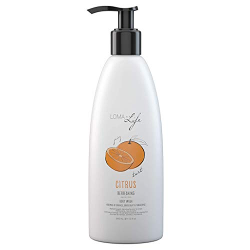 Loma Hair Care Refreshing Body Wash, Citrus, 11.5 Fl Oz