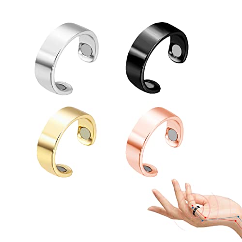 4PCS Blood Sugar Control Ring, Adjustable Blood Glucose Control Ring, Therape...
