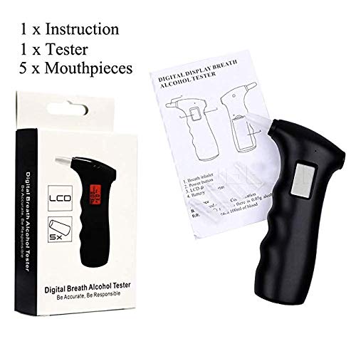 LongStone Breathalyzer High-Precision Digital Breath Alcohol Tester with Semi...