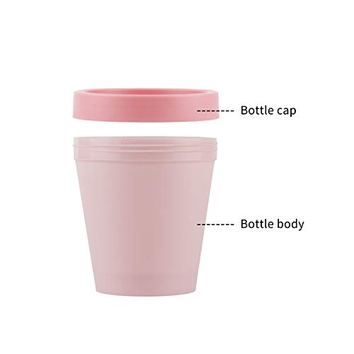 LONGWAY Empty Slime Containers 12 Pack Plastic Jars with Lids for Beauty Prod...