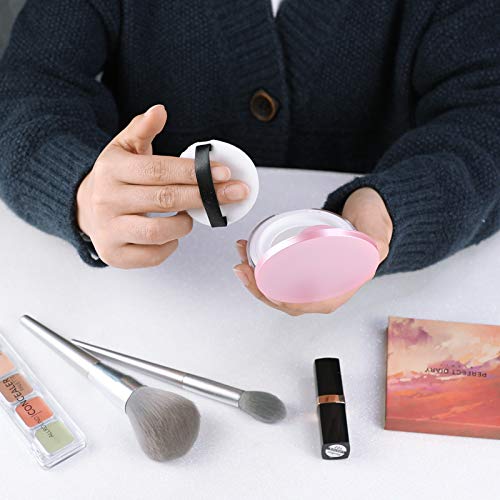 Loose Powder Compact Container-LONGWAY Empty Portable Plastic DIY Makeup Powd...