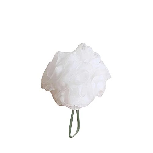 Loofah Lord 24 White Bath or Shower Sponge Loofahs Pouf Mesh Wholesale Bulk Lot