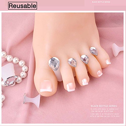 Lookathot 8PCS/SET Soft Silicone Finger Toe Separators Spacers CushionsToes D...