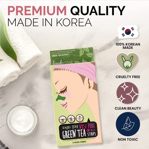 Look At Me Nose Pore Strips (2-Pack, 10 Nose Strips). Korean Skin Care Blackh...