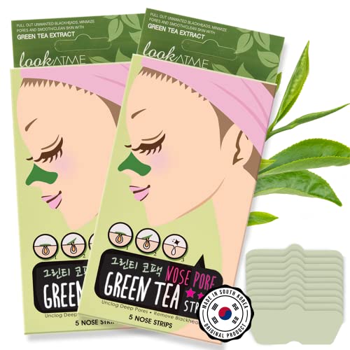 Look At Me Nose Pore Strips (2-Pack, 10 Nose Strips). Korean Skin Care Blackh...