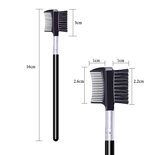 Eyelash Comb and Eyebrow brush, Eyelash Brush Comb Set (1PCS)