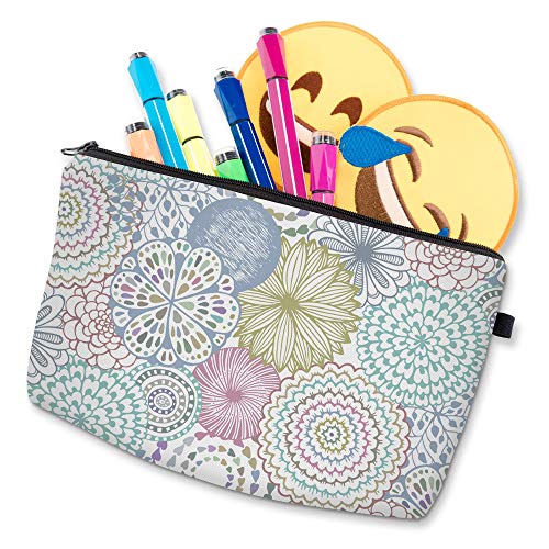 Cosmetic Bag for Women,Loomiloo Adorable Roomy Makeup Bags Travel Waterproof ...