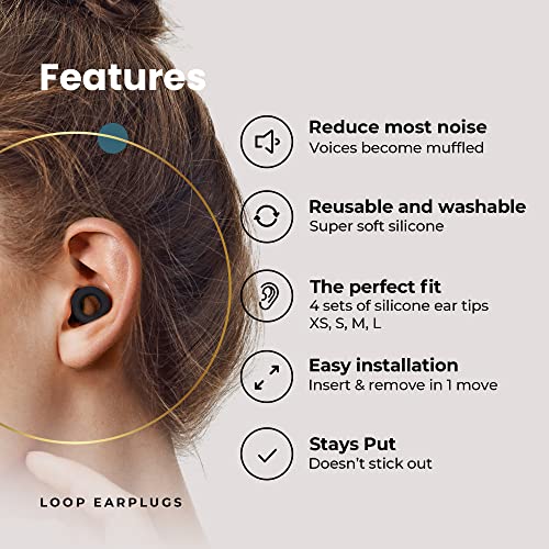Loop Quiet Noise Reduction Earplugs – Super Soft, Reusable Hearing Protection...