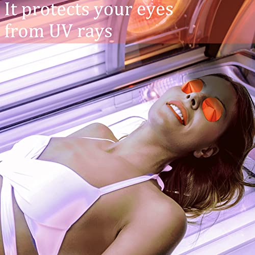 200 Pairs Tanning Eye Stickers Disposable Tanning Eye Protection Tanning Bed ...