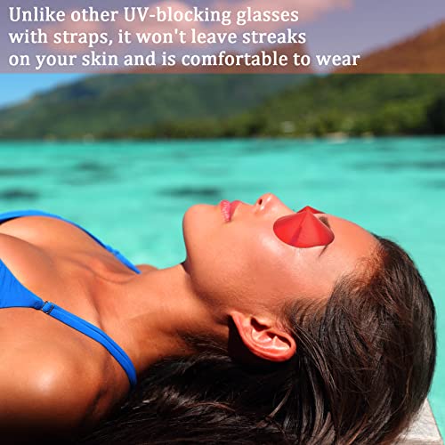 200 Pairs Tanning Eye Stickers Disposable Tanning Eye Protection Tanning Bed ...