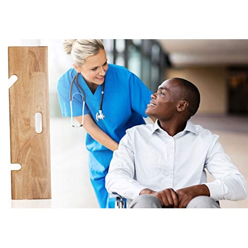 Slide Transfer Board, Wooden Transfer Board Assist Device of Seniors and Hand...