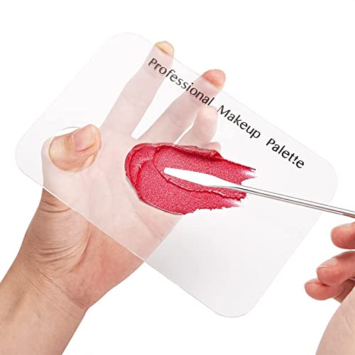 Makeup Spatula, 5Pcs Metal Cosmetic Spatulas Steel Depotting Spatula Double-H...