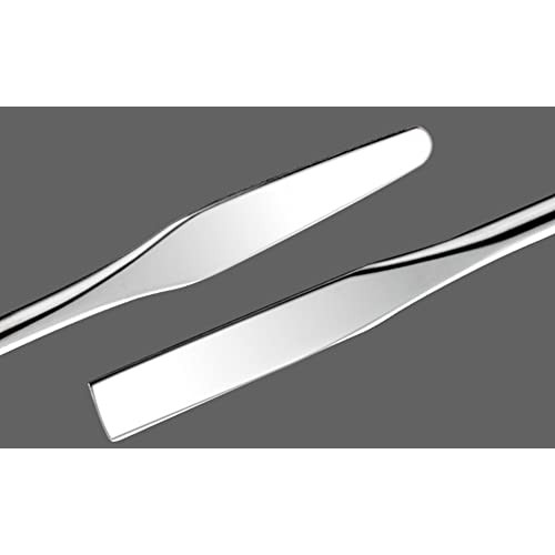 Makeup Spatula, 5Pcs Metal Cosmetic Spatulas Steel Depotting Spatula Double-H...