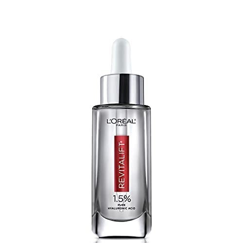 L’Oreal Paris 1.5% Pure Hyaluronic Acid Serum for Face with Vitamin C from Re...