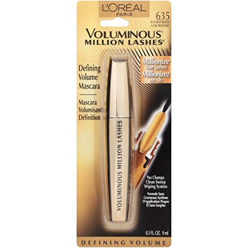 L’Oreal Paris Makeup Voluminous Million Lashes Mascara, Volumizing, Defining,...