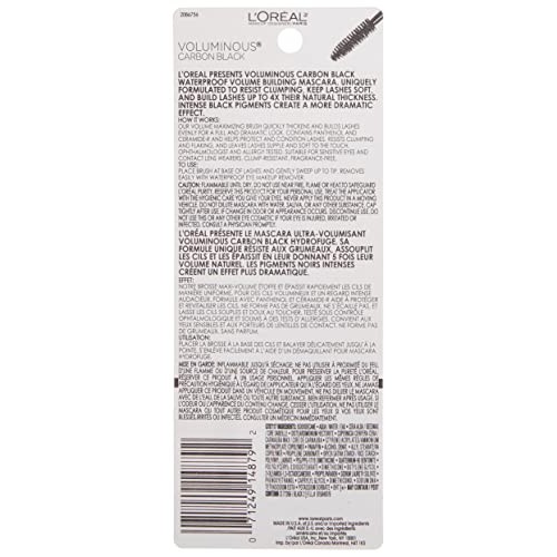 L’Oreal Paris Makeup Voluminous Original Volume Building Waterproof Mascara, ...