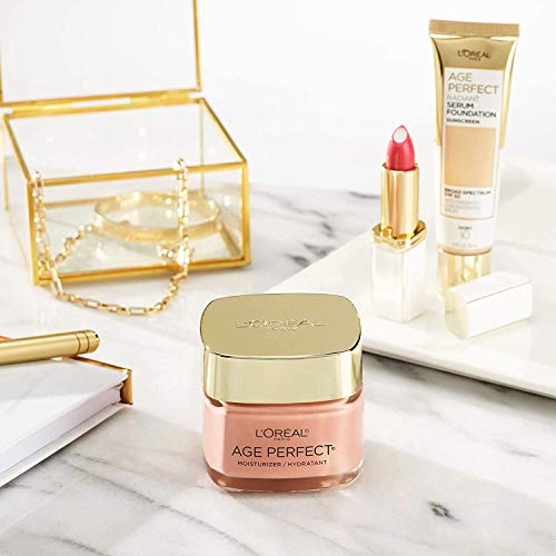 L’Oreal Paris Skincare Age Perfect Rosy Tone Face Moisturizer for Visibly You...