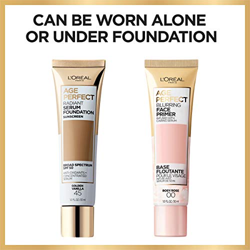 L'Oreal Paris Age Perfect Blurring Face Primer, Infused with Caring Serum, 1 ...