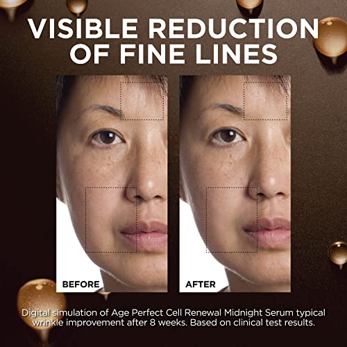 L'Oreal Paris Age Perfect Cell Renewal Midnight Anti-Aging Face Serum with Pa...