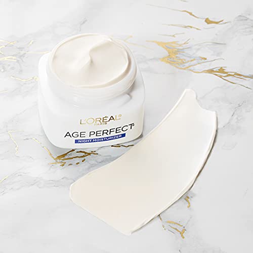 L'Oreal Paris Age Perfect Collagen Expert Night Moisturizer, Anti-Sagging & E...