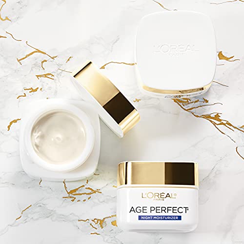 L'Oreal Paris Age Perfect Collagen Expert Night Moisturizer, Anti-Sagging & E...